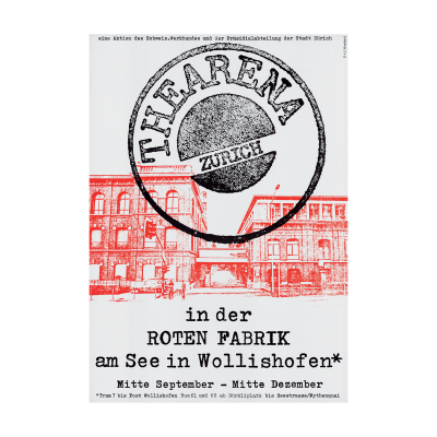 Ursula Hiestand, Plakat Therana Zürich, SWB Schweizerischer Werkbund, Zürich, 1976. Foto: Plakatsammlung SfG Basel